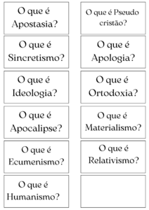 Dinâmica para EBD- A Igreja Diante do Espírito da Babilônia- 3º Trimestre 2